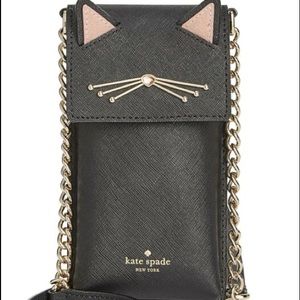 Kate Spade Cat Crossbody Phone Leather Bag